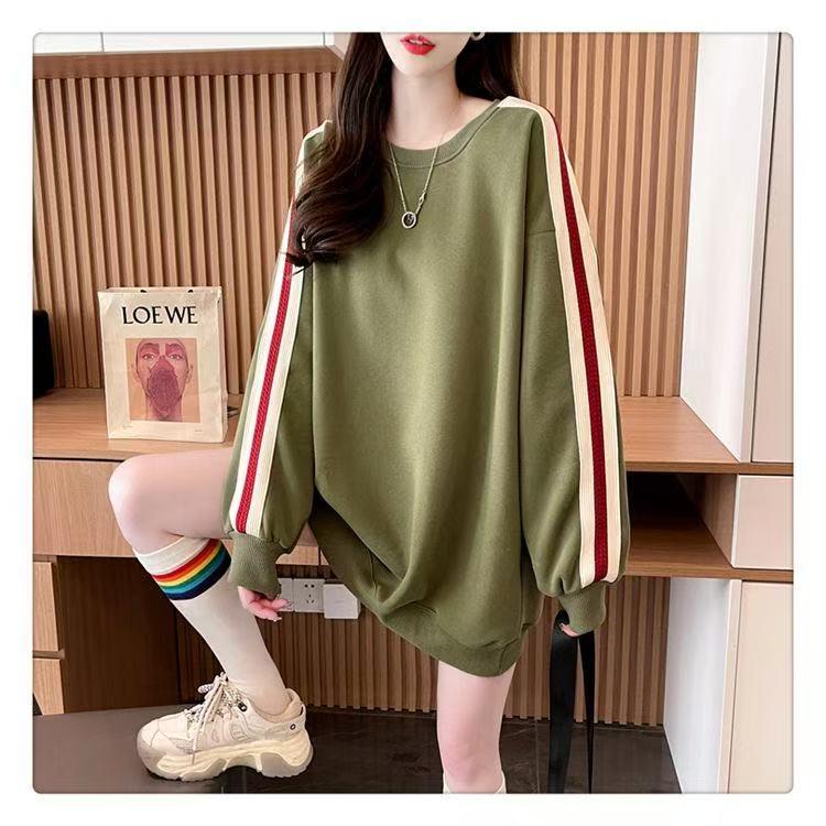 トレーナー レディーストップス 薄手 サイドライン 大きいサイズ レディーストップス レディース洋服 普段着 レディーストレーナー LUGA134(3色M-3XL) |  | 05