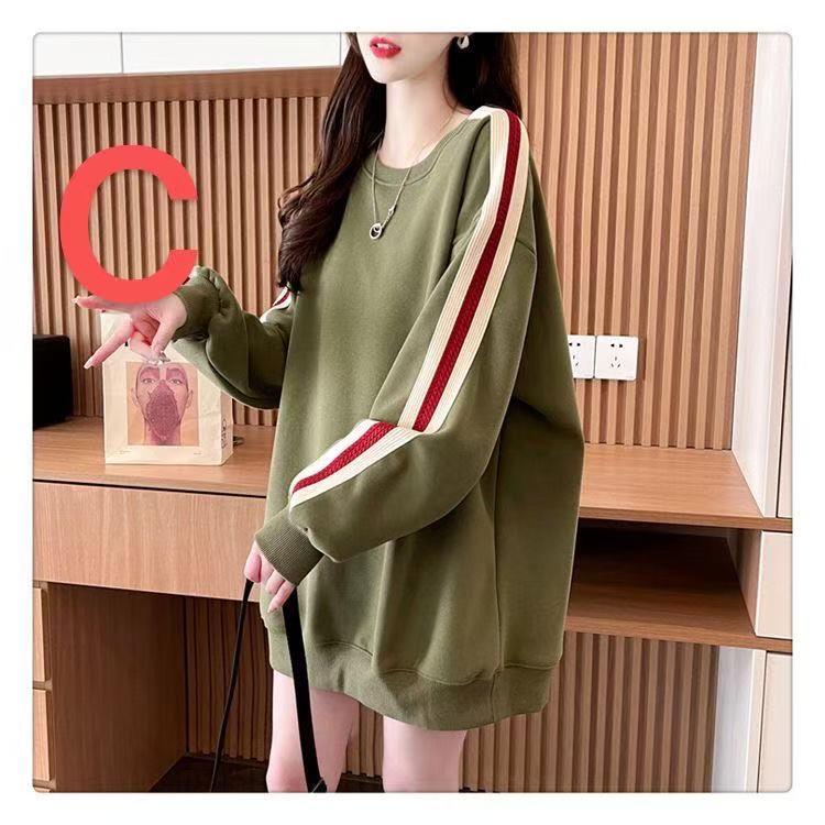 トレーナー レディーストップス 薄手 サイドライン 大きいサイズ レディーストップス レディース洋服 普段着 レディーストレーナー LUGA134(3色M-3XL) |  | 09