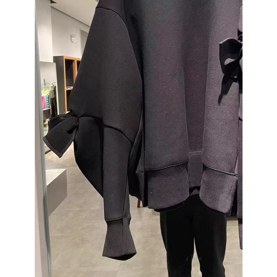 トレーナー レディーストップス 大きいサイズ レディーストップス レディース洋服 蝶結び レディーストレーナー  春 秋  LUGA174(M-6XL) |  | 08