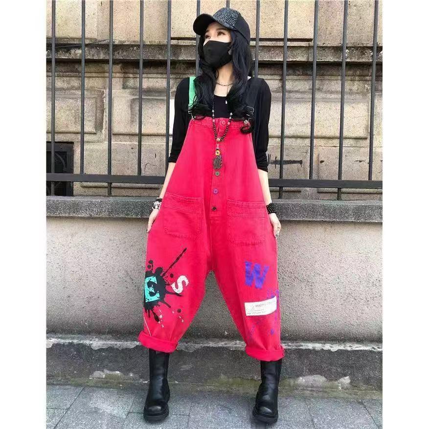 オーバーオール サルエル オールインワン サルエル アラジンパンツ デニムパンツ デニムサロペット オールシーズン 春 夏 秋 SLTD031(2色M-2XL) |  | 07
