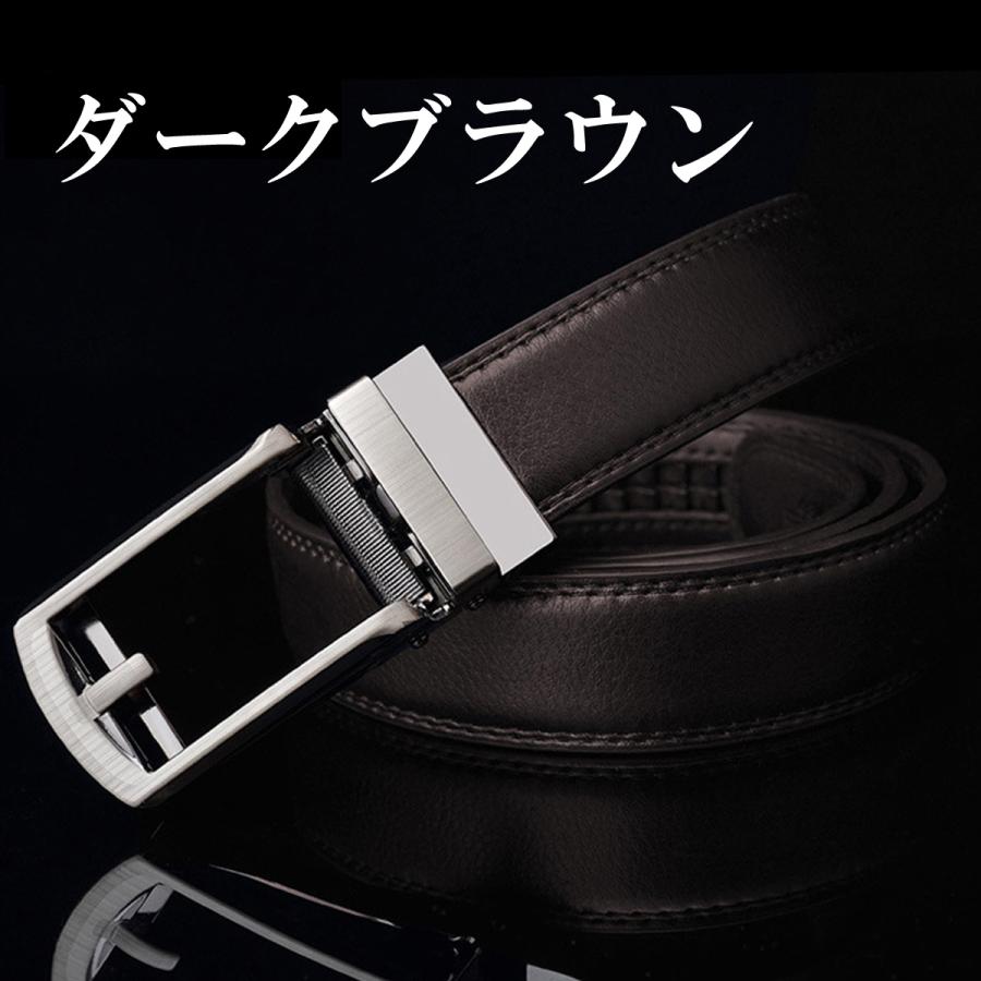 ベルト メンズ オートロックベルト ロング 本革 無段階調整 穴なし カジュアル ビジネス |  | 11