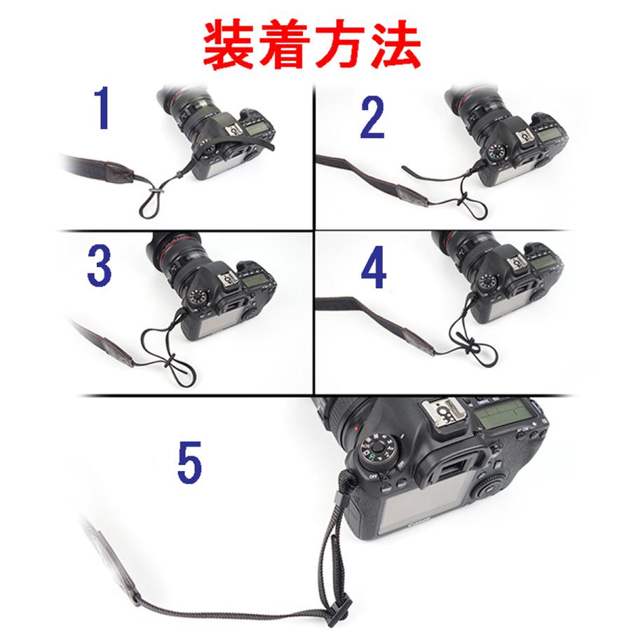 カメラストラップ 一眼レフ ミラーレス 斜めがけ 黒 ネオプレン素材