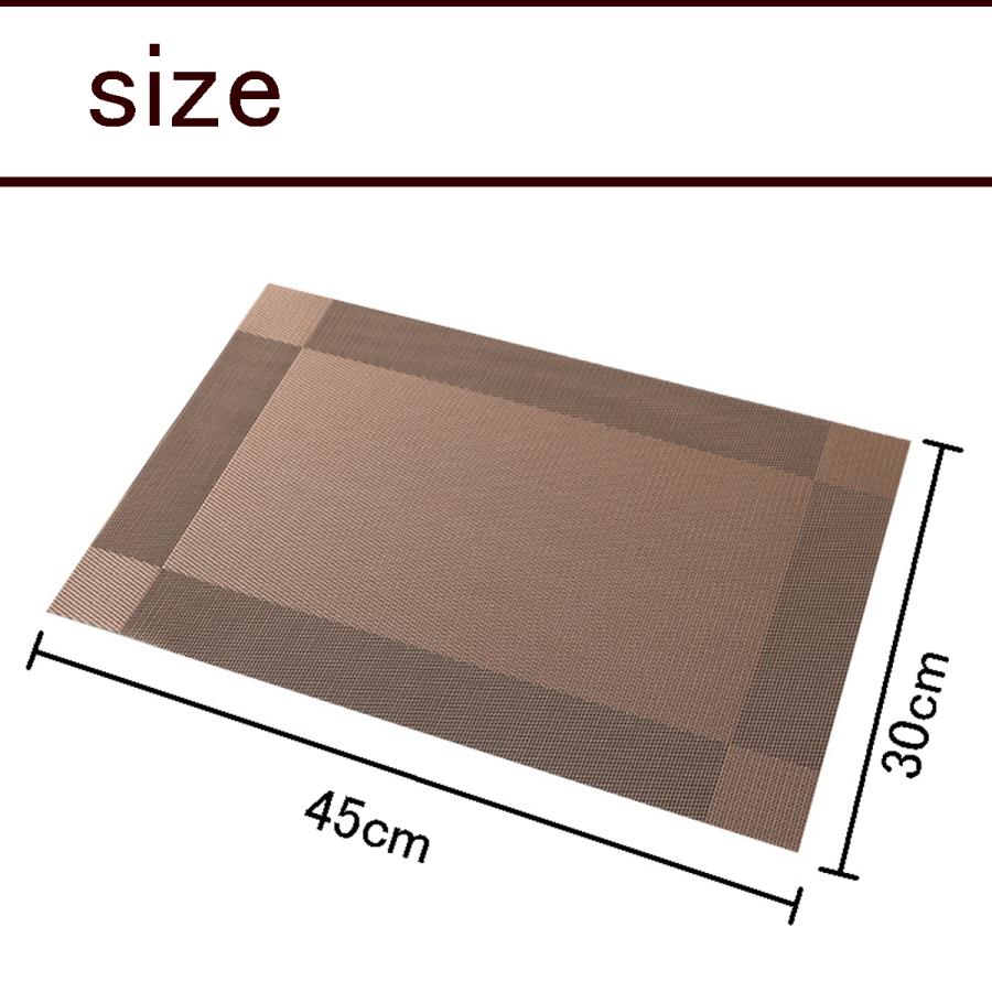 ランチョンマット 4枚セット 北欧 おしゃれ 撥水 洗える プレースマット 敷物 インテリア |  | 07