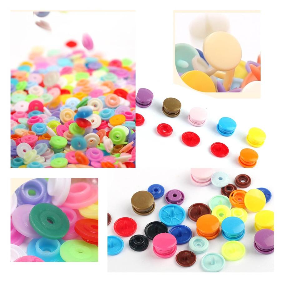 プラスナップ ボタン ハンディプレス セット スナップボタン 工具 T5 プラスチック ボタン |  | 03