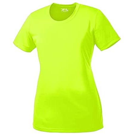 激安直営店 上等な DRI-Equip レディース ネオンカラー 高可視性 アスレチック Tシャツ サイズ S - 4XL US サイズ: Large カラー: イエロー valetec.co valetec.co