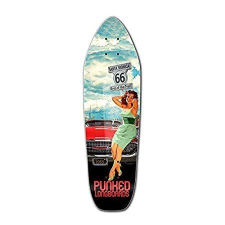在庫・サイズ・まとめ買いなどお気軽にお問い合わせ下さい。Yocaher Route 66 Series Skateboard Longboard Mini Cruiser Deck Only &#x2013; RTE 6
