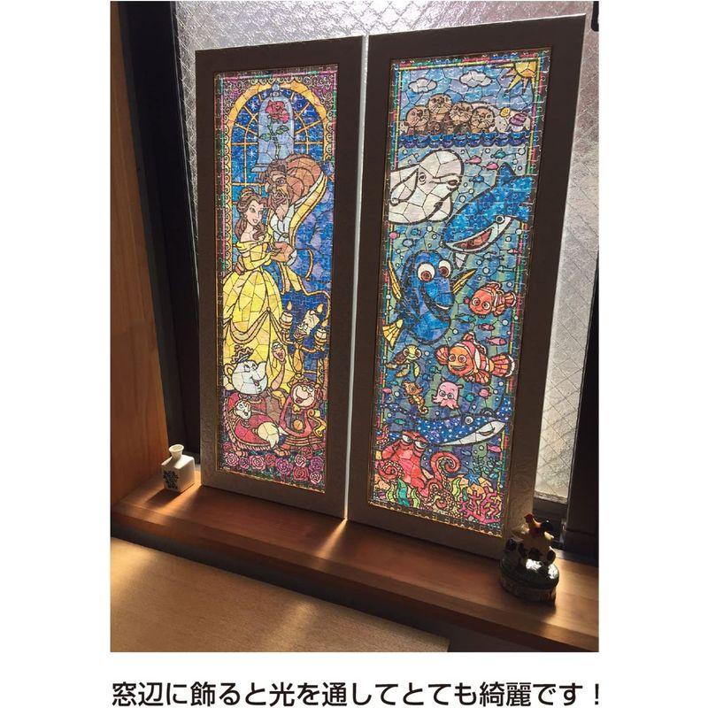 456ピース ジグソーパズル ナイトメアー・ビフォア・クリスマス ぎゅっとシリーズ ステンドアート(18.5x55.5cm)