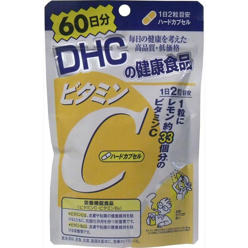 NEW ARRIVAL セット品DHC ビタミンC(ハードカプセル) 60日分 120粒 (4個) ビタミン