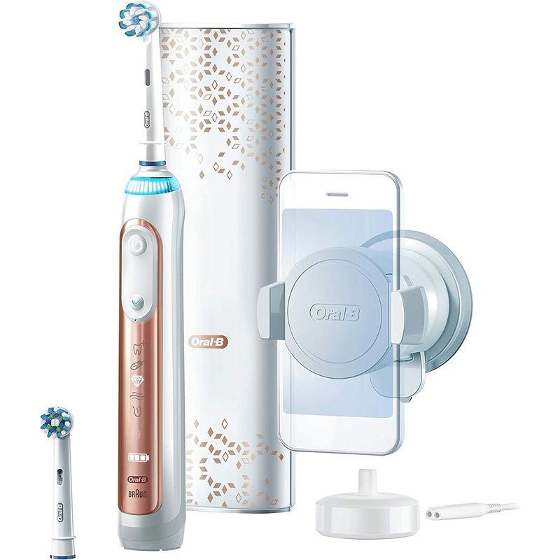 秀逸秀逸ブラウン オーラルB 電動歯ブラシ ジーニアス10000 ローズ