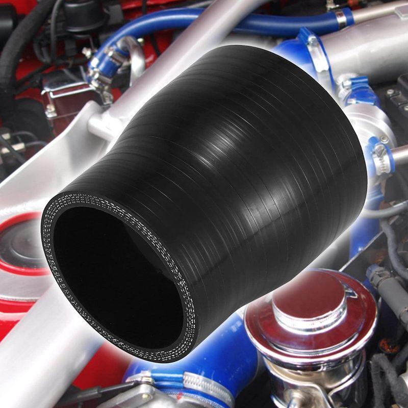 休日限定 X AUTOHAUX シリコンホース ラジエーターホース インタークーラーホース 内径 30 mm 長さ100mm 車用 ユニバーサル ブラック レッド 1個入り ACROPIX エンジン吸気ホースパイプチューブ To yotaに対応 Camryに対応 ブラック 1個入り