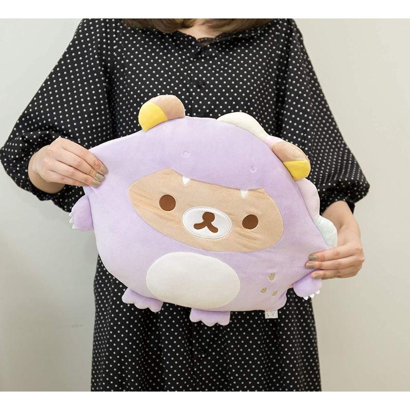 大量入荷サンエックス リラックマ リラックマのきょうりゅうごっこ リラックマ ぬいぐるみクッション MY73001 子ども服 サンエックス リラックマ お祝いぬいぐるみ コリラックマ MF34201