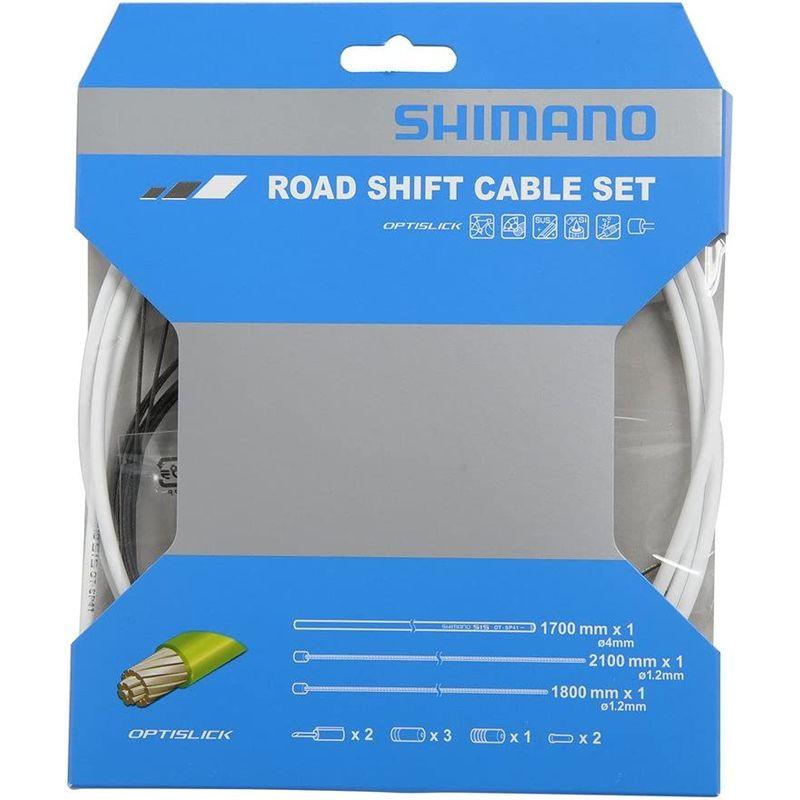 シマノ(SHIMANO) リペアパーツ シフトケーブルセット オプティスリック ROAD ホワイト Y60198030