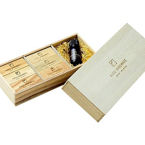 KUSU HANDMADE(クスハンドメイド) Eco Block エコブロック 12個 カンフルオイル10ml 桐箱入り