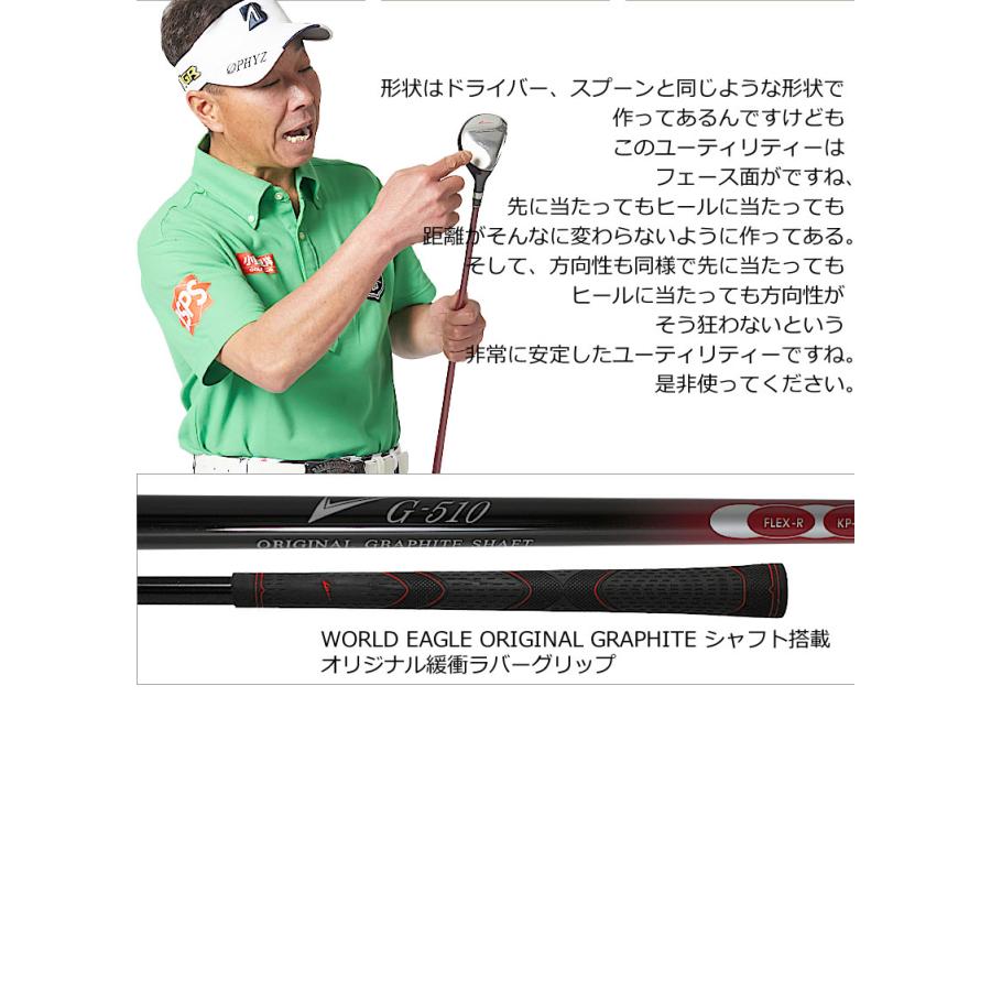 ゴルフセット WE-G510 メンズ 16点（12本）クラブセット 右用 左用 キャディバッグ付 初心者 ワールドイーグル｜worldgolf｜21