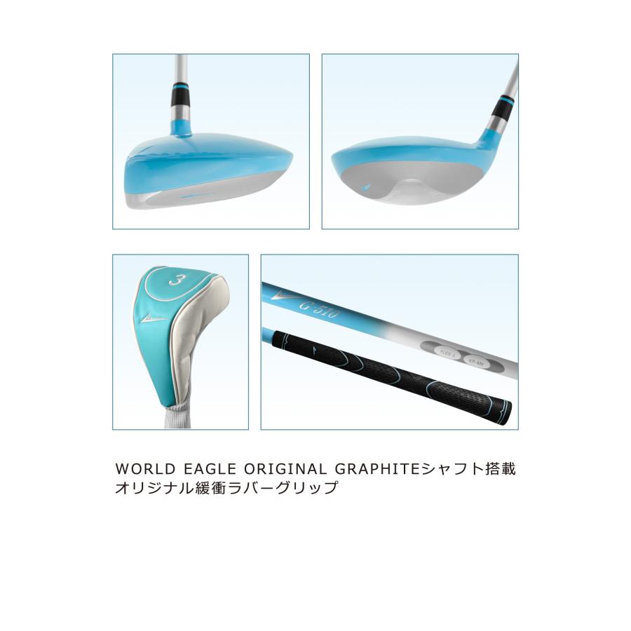 WORLD EAGLE ゴルフクラブセット ワールドイーグル レディース WE-G510