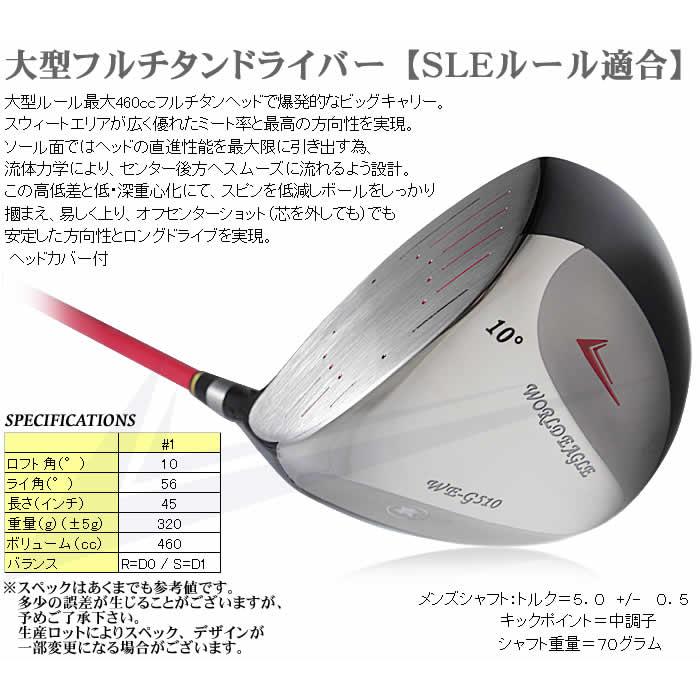 WORLD EAGLE チタンドライバー ゴルフクラブ ワールドイーグル WORLD EAGLE チタンドライバー ゴルフクラブ ワールドイーグル