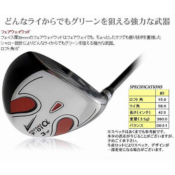 専用　5点セット WORLD EAGLE ワールドイーグル WE-F-01α 3w メンズ ヘッドカバー付 FW3