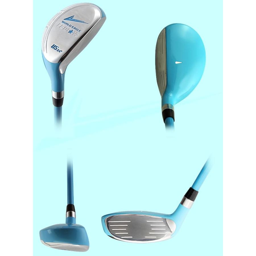 ワールドイーグル FL-01 レディース UT５番 アクアブルー 左 WORLD EAGLE ユーティリティ ゴルフクラブ ワールドイーグル