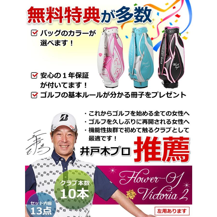 WORLD EAGLE ゴルフクラブセット ワールドイーグル レディース WORLD EAGLE ゴルフクラブセット ワールドイーグル レディース