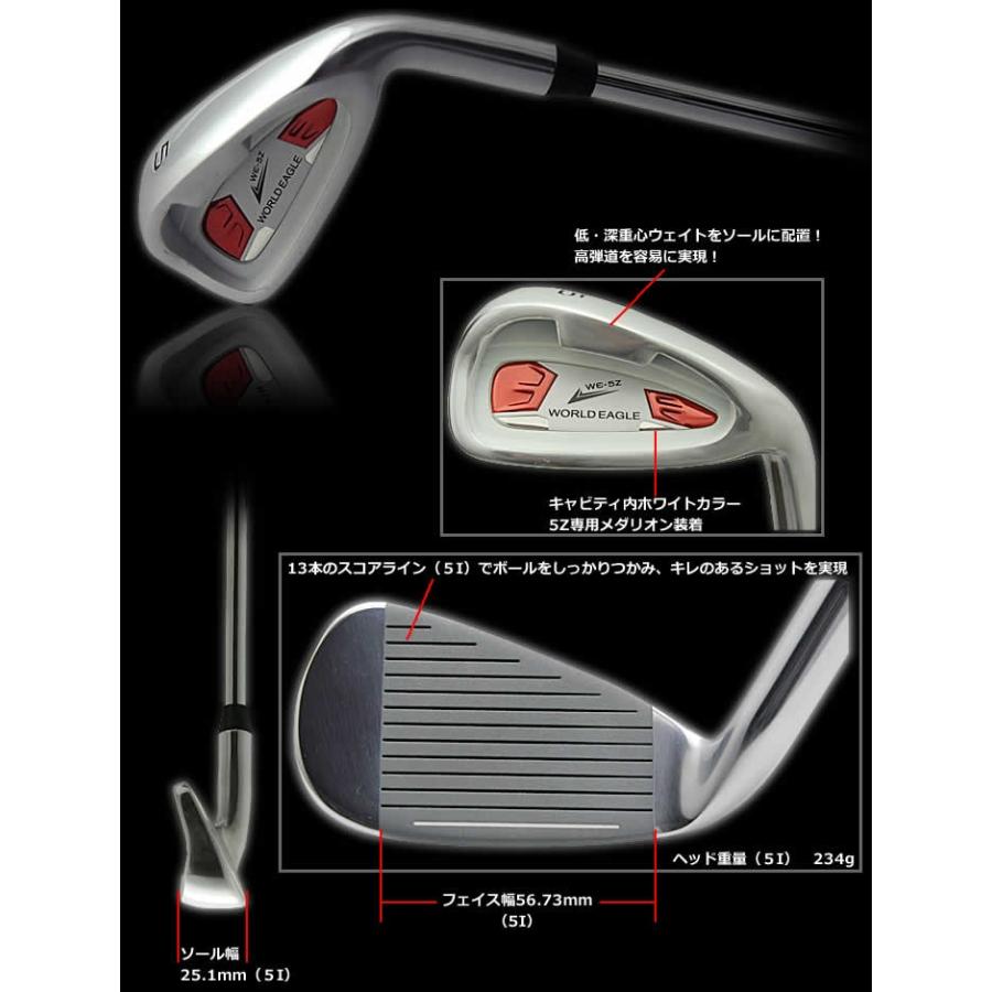 WORLD EAGLE ゴルフクラブセット ワールドイーグル メンズ WE-5Z
