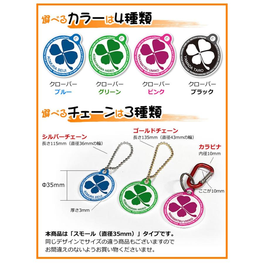 WORLD EAGLE 一緒にご注文で200円 ネームタグ カラフル 35mm No.005