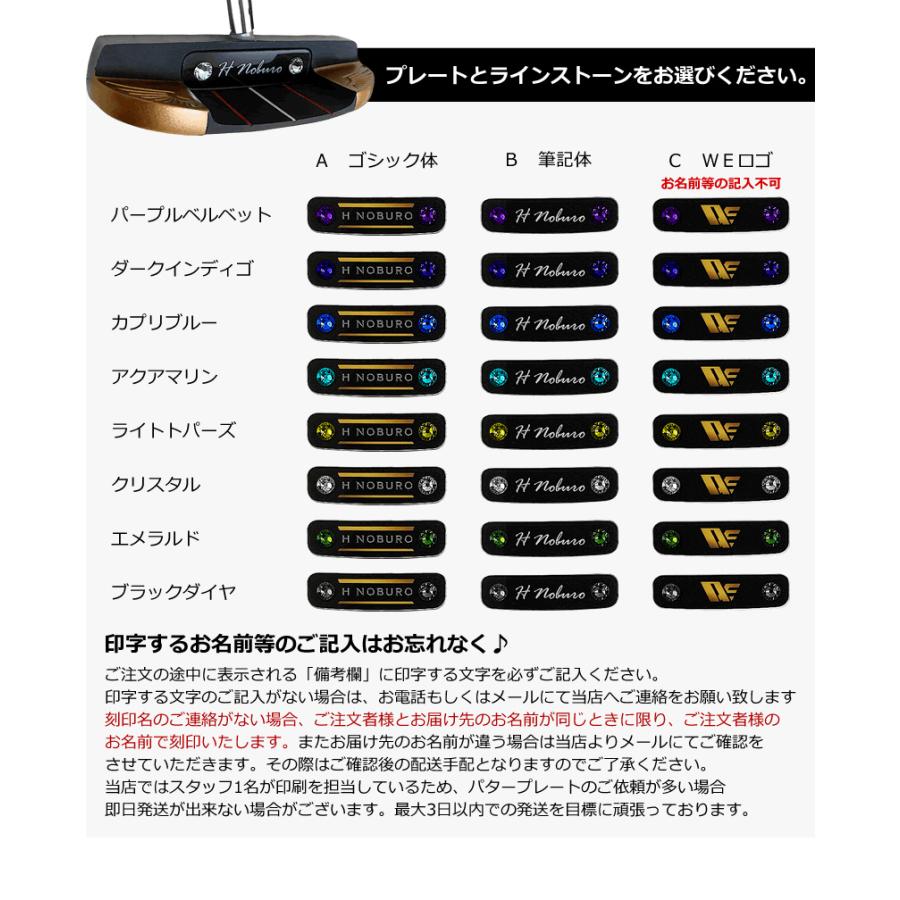 WORLD EAGLE 長尺ピンパター WE-BSPT2-TD 女性の方もご使用いただけ