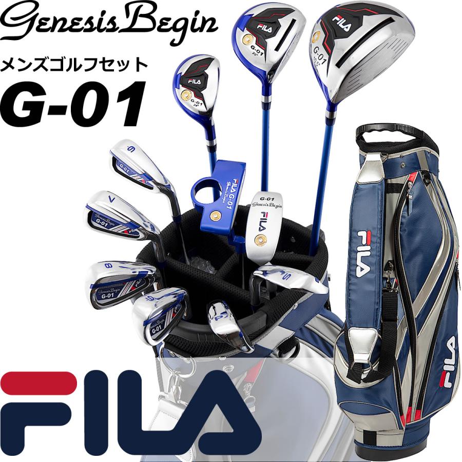 FILA GOLF メンズ ゴルフクラブ１４点セット FL-G01-TF : 46369-46371