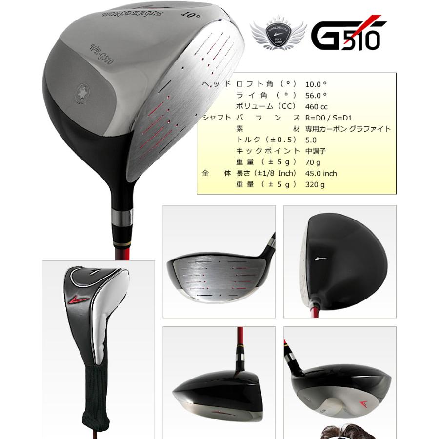 WORLD EAGLE ゴルフクラブセット ワールドイーグル メンズ WE-G510 16