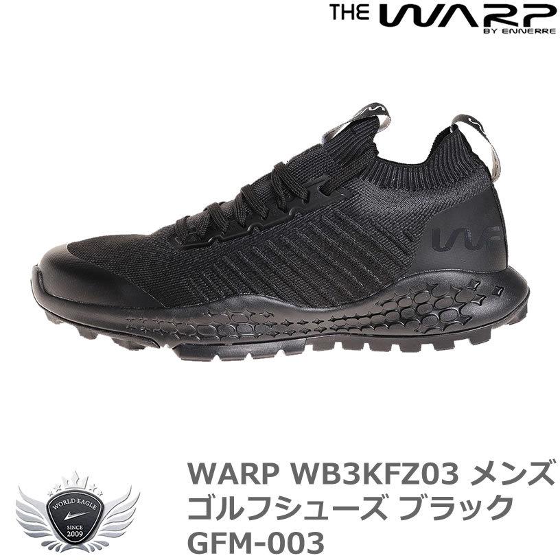 【82%OFF!】 海外最新 WARP WB3KFZ03 メンズゴルフシューズ ブラック GFM-003 wolverinesurplus.com wolverinesurplus.com