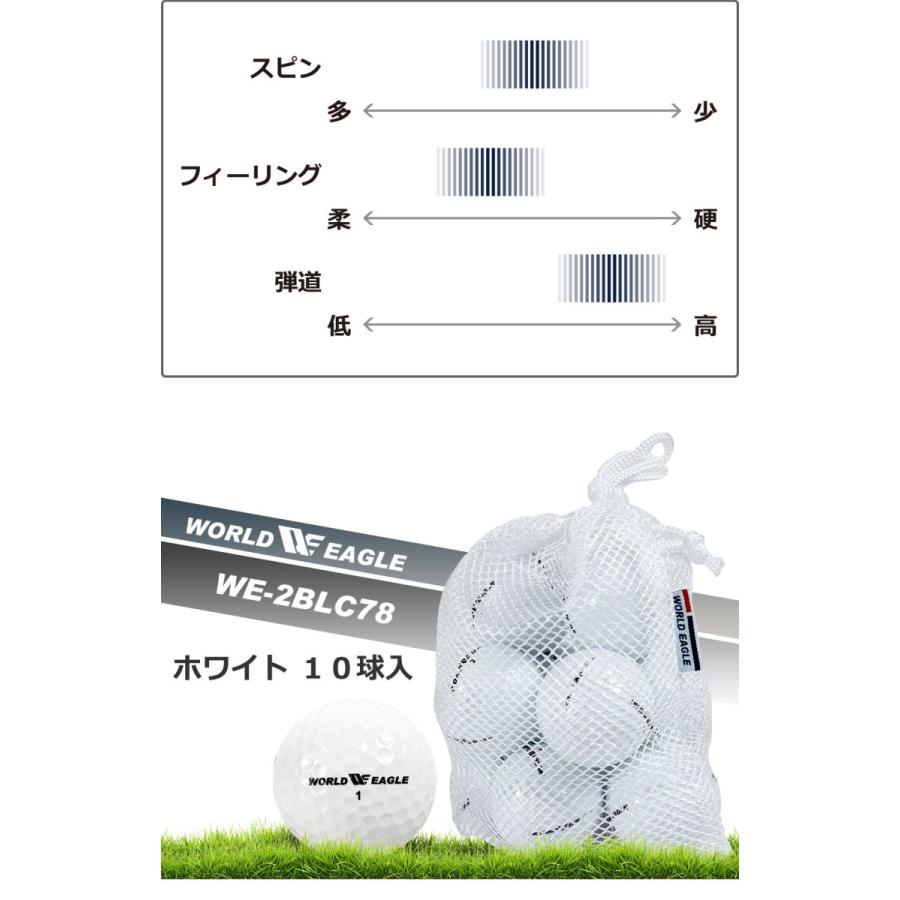 WORLD EAGLE 春のグリーンキャンペーン ゴルフボール C78 10球 WORLD EAGLE 春のグリーンキャンペーン ゴルフボール C78 10球
