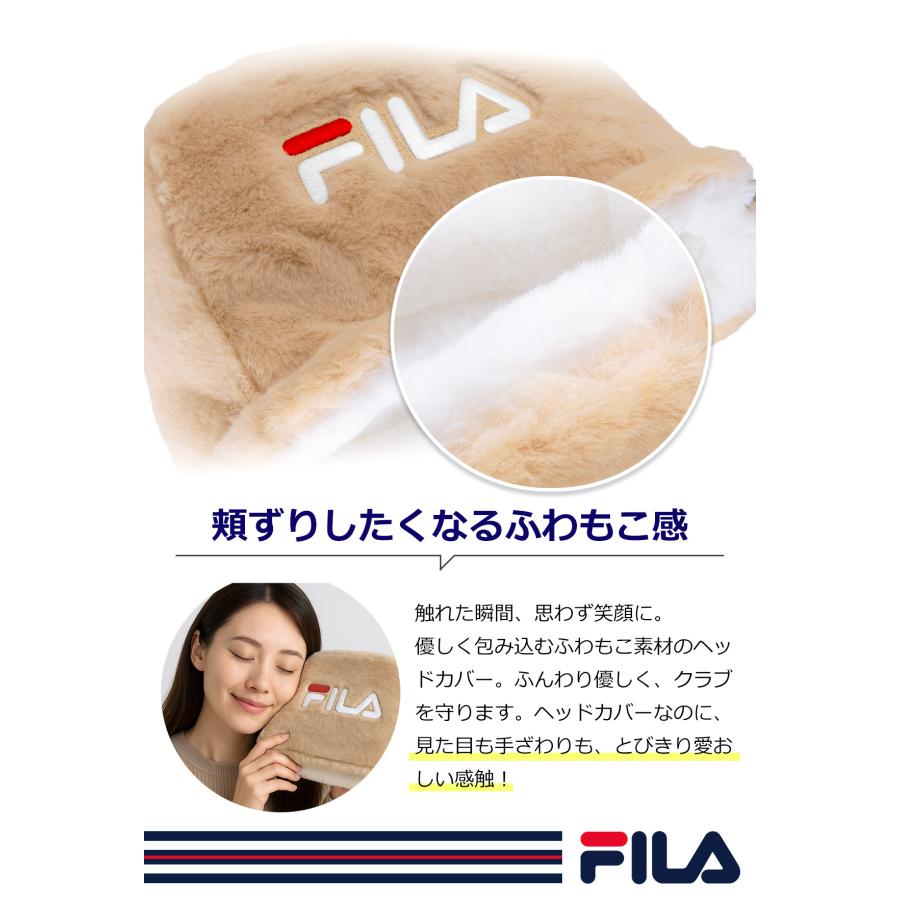 ポイント高還元セール　ゴルフ ヘッドカバー FILA GOLF リバーシブル ボア アイアンカバー FL-RIBC-WD もふもふの触り心地 | FILA GOLF | 07
