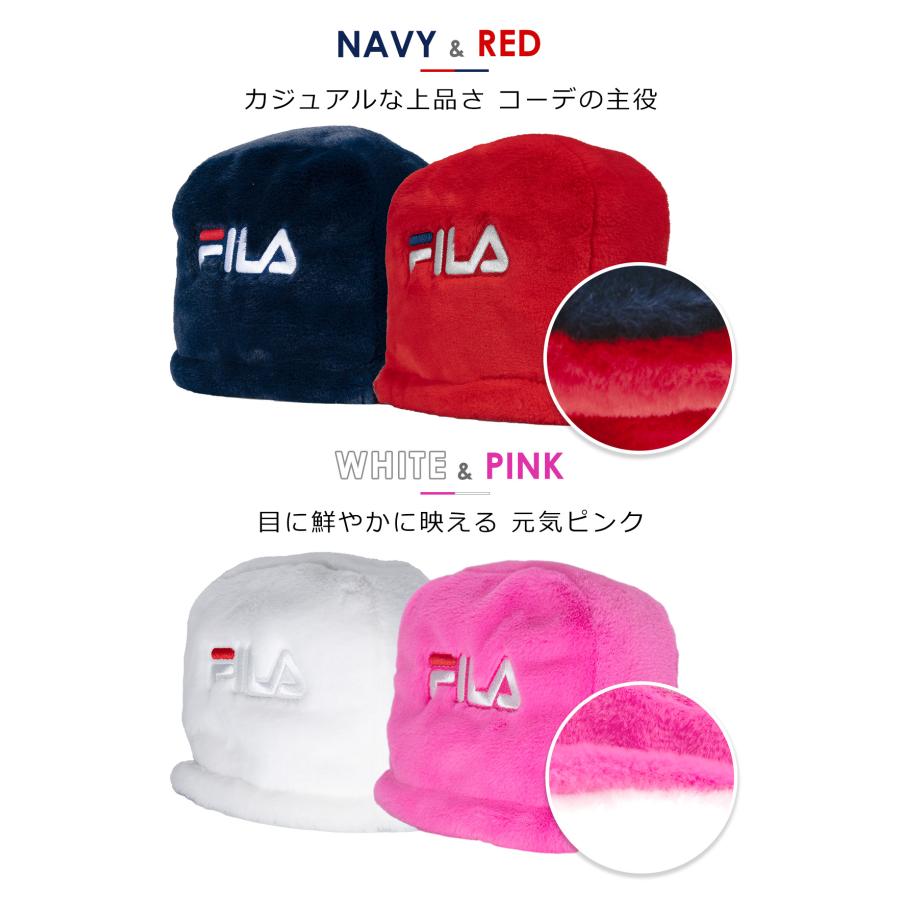 ポイント高還元セール　ゴルフ ヘッドカバー FILA GOLF リバーシブル ボア アイアンカバー FL-RIBC-WD もふもふの触り心地 | FILA GOLF | 10