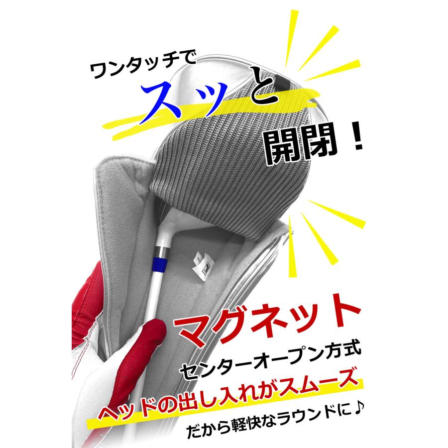 ポイント高還元セール　FILA（フィラ） デラックス DR用ヘッドカバー（マグネット式）FL-DHCD-Y 爆買 | FILA GOLF | 10