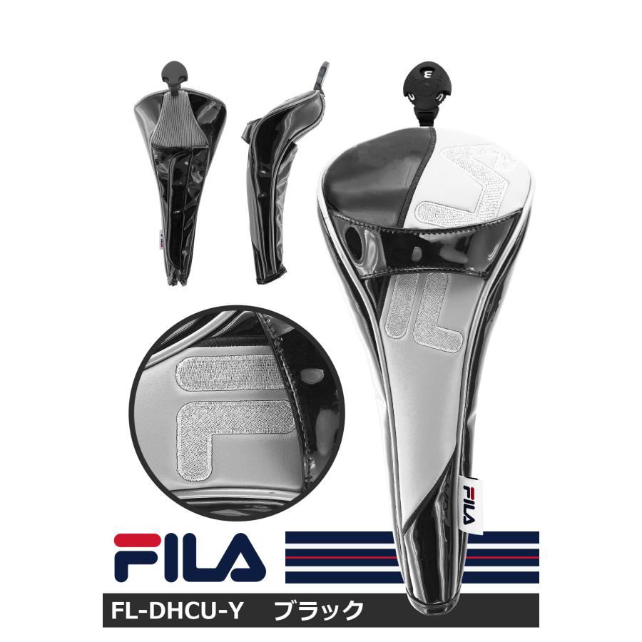 ポイント高還元セール　FILA フィラ デラックス UT用ヘッドカバー マグネット式 FL-DHCU-Y 爆買 | FILA GOLF | 08
