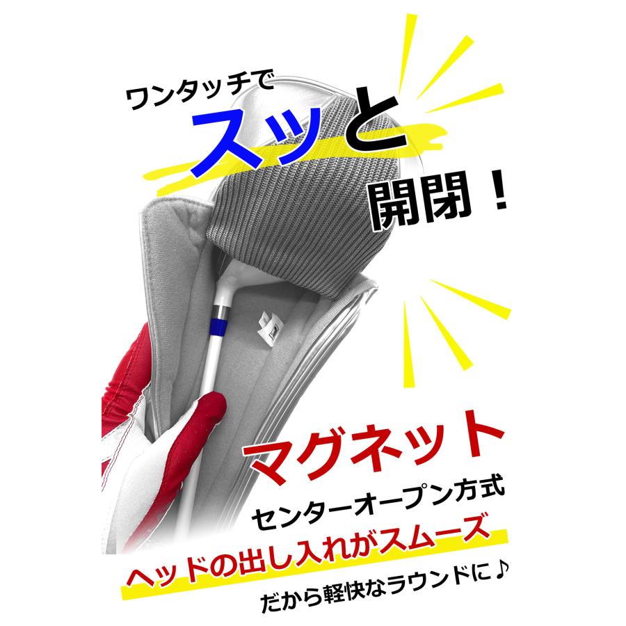 ポイント高還元セール　FILA フィラ デラックス UT用ヘッドカバー マグネット式 FL-DHCU-Y 爆買 | FILA GOLF | 11