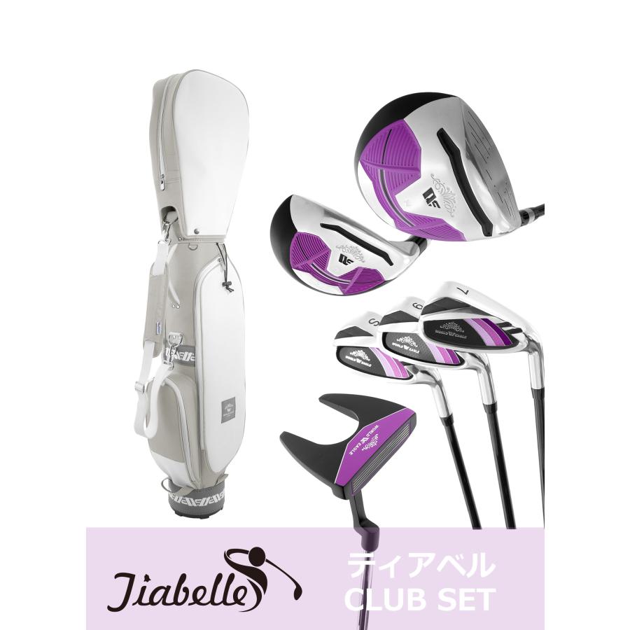 アウトレット WE ティアベル レディース ゴルフクラブセット ブラック