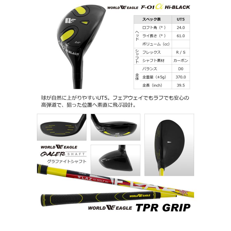 WORLD EAGLE ゴルフクラブセット ワールドイーグル F-01 ハイブラック