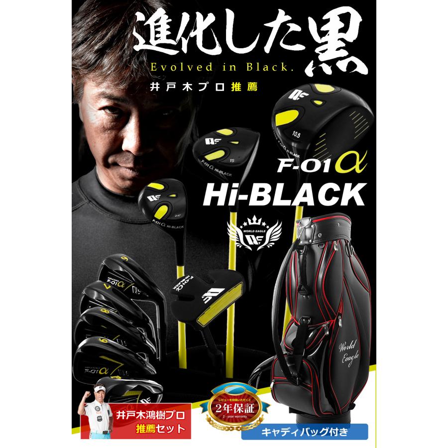 WORLD EAGLE ゴルフクラブセット ワールドイーグル F-01 ハイブラック