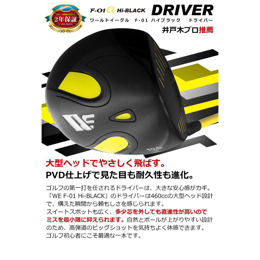 WORLD EAGLE ゴルフクラブセット ワールドイーグル F-01 ハイブラック