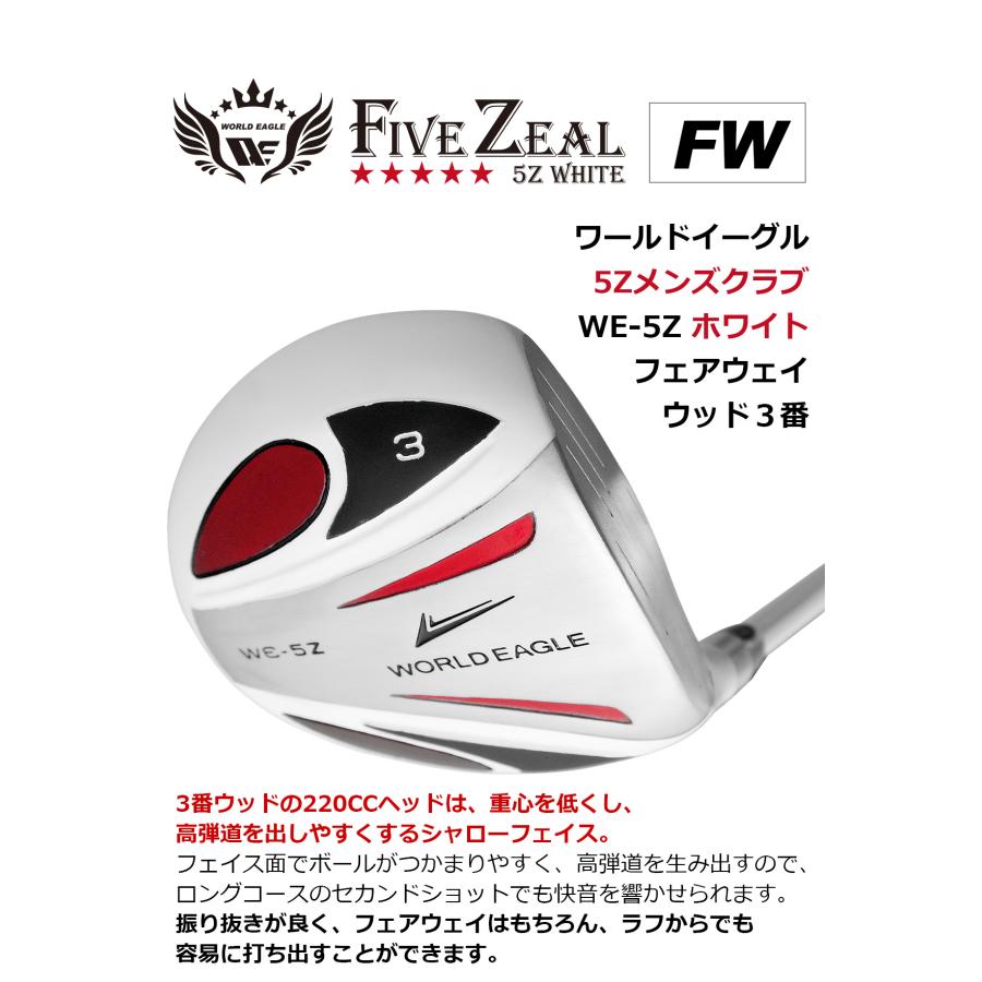 WORLD EAGLE ゴルフクラブセット ワールドイーグル メンズ WE-5Z