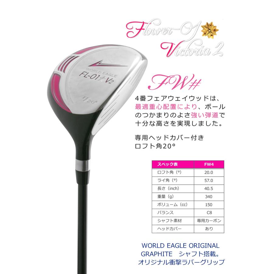 BIG スプリングセール おススメ 人気 レディース 初めてのゴルフセット 練習場から始める3本セット｜worldgolf｜04