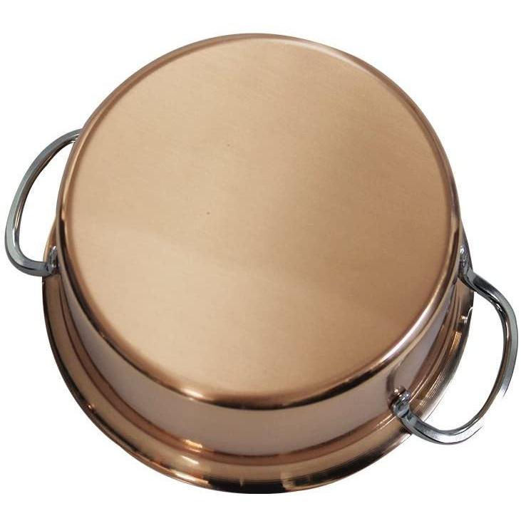 パール金属 しゃぶしゃぶ鍋 16cm ガス火専用 銅鍋 銅職人 日本製 HB