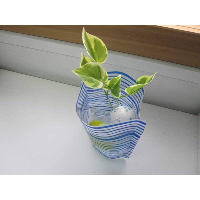 フラワーベース 折りたためる花瓶 まとめ買い 柄・色おまかせ 10個 