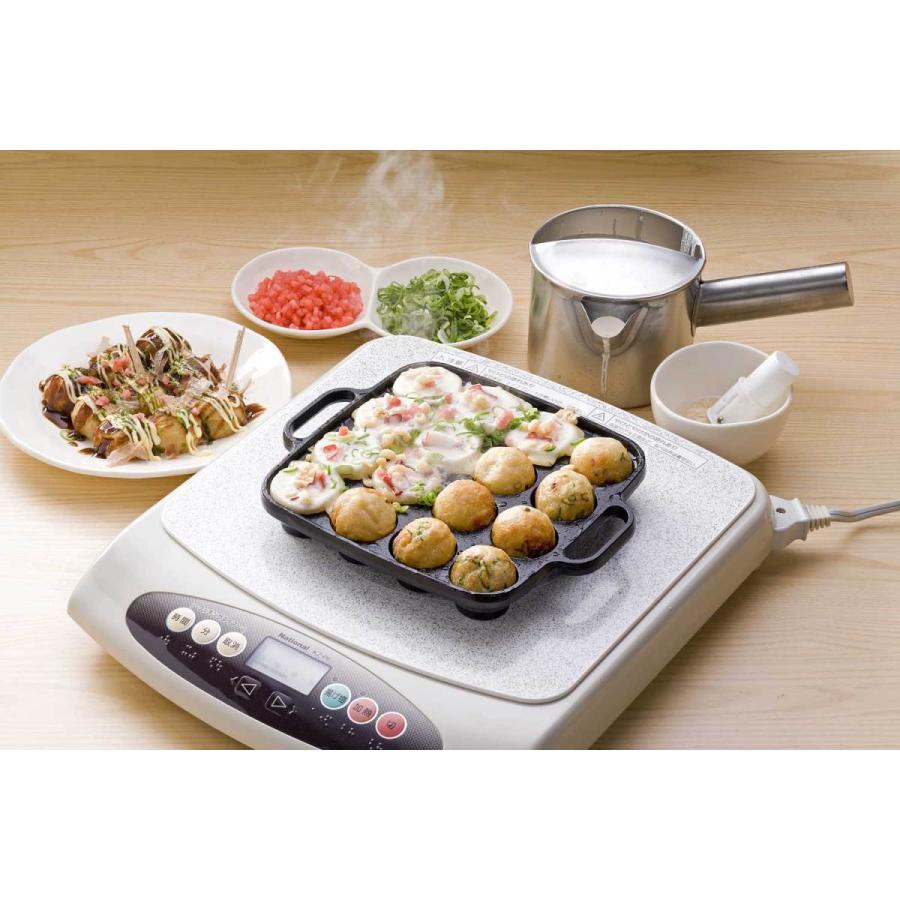 イシガキ IH対応 タコ焼き器 たこ焼き器 鉄鋳物製 16穴 3966 イシガキ IH対応 タコ焼き器 たこ焼き器 鉄鋳物製 16穴 3966