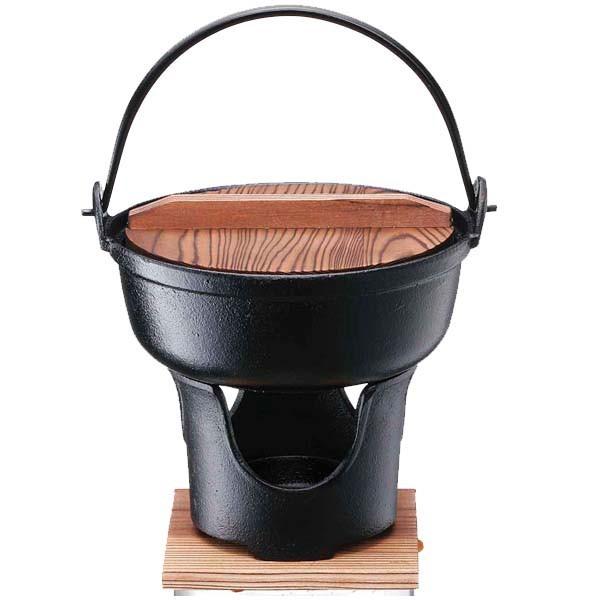イシガキ 鋳物 いろり鍋 コンロ セット 16cm 一人用 #3983