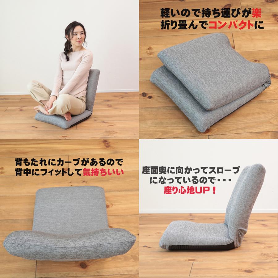 明光ホームテック】フィットコンパクト座椅子 座椅子 椅子 フロア