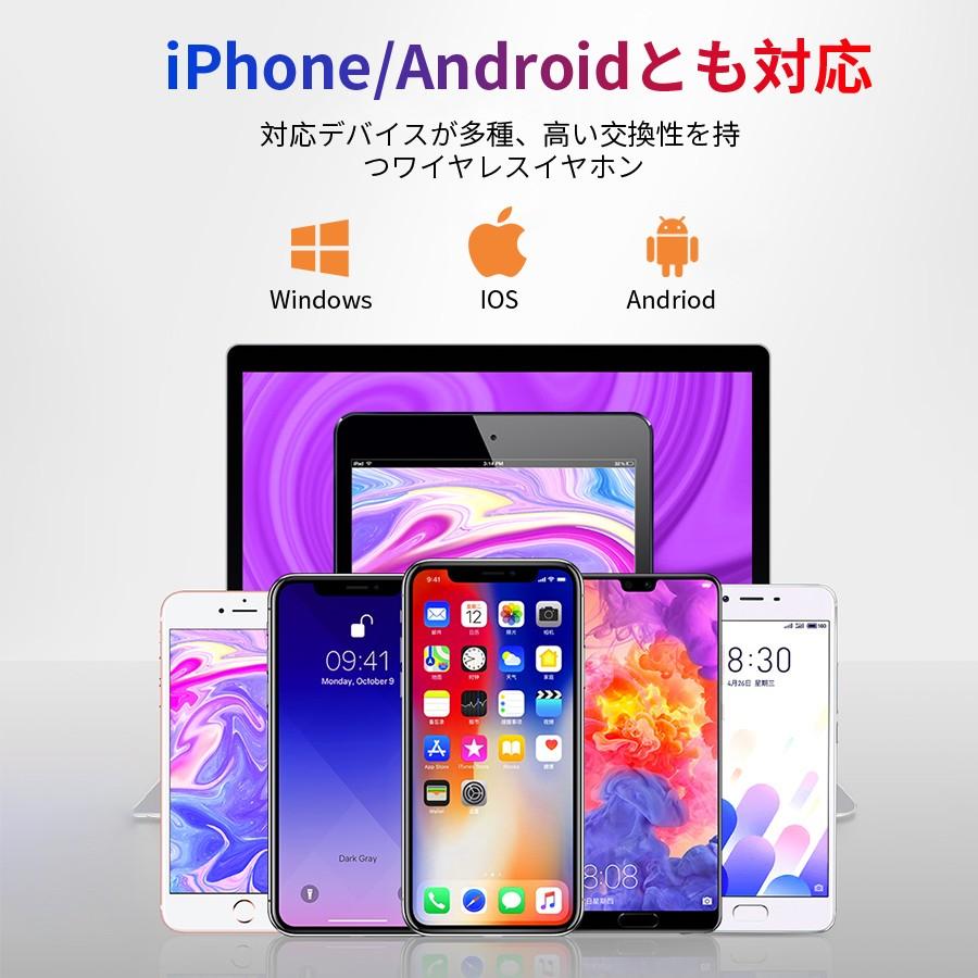 ワイヤレスイヤホン スポーツ イヤホン bluetooth5.0 両耳 高音質 16 