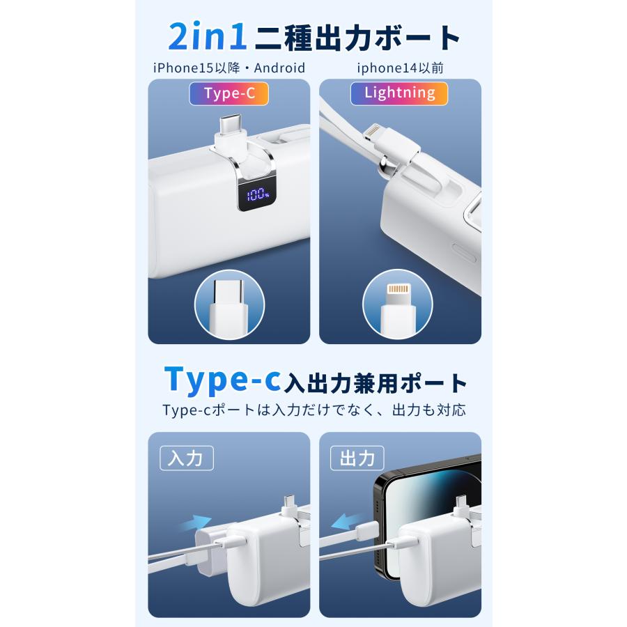 Hokonui 【赤字覚悟2052円】22.5W急速充電 モバイルバッテリー