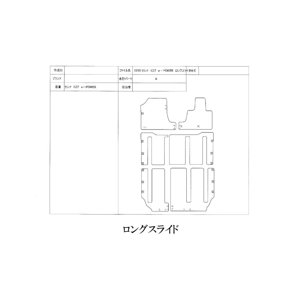 セレナ H30/3〜R4/11 C27 e-POWER フロアマット チェックシリーズ : wlmo-nissan-serena-e ...