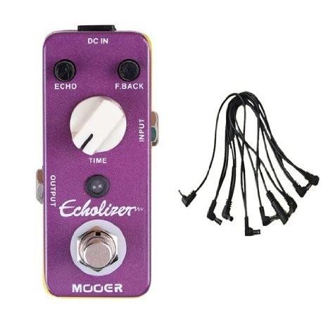 【2021秋冬新作】 Echolizer MOOER Delay Cable Chain Daisy Way 8 Bypass+ True ギターエフェクトペダル ギターエフェクター